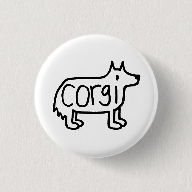 the classic corgi button (Front)