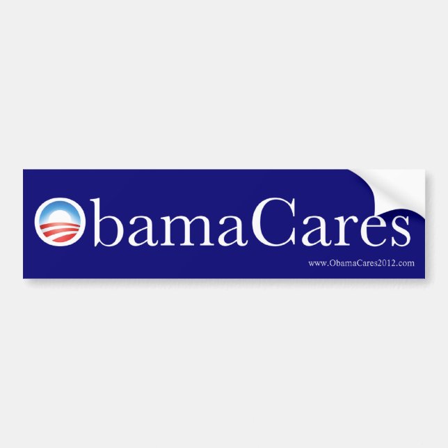 The Classic ObamaCares Bumper Sticker (Front)