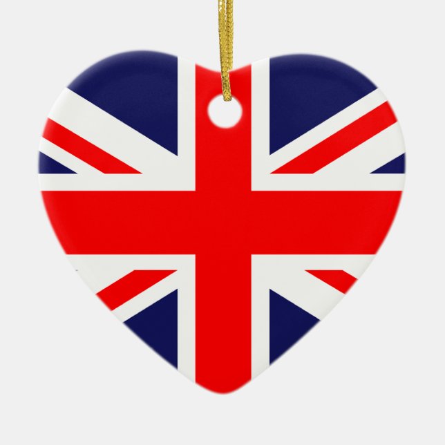 The Classic Union Jack Ceramic Ornament (Front)