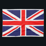 The Classic Union Jack Kitchen Towel<br><div class="desc">The Union Flag, or Union Jack, is the national flag of the United Kingdom. It is so called because it combines the crosses of the three countries united under one Sovereign - the kingdoms of England and Wales, of Scotland and of Ireland (although since 1921 only Northern Ireland has been...</div>
