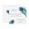 The Classy Peacock Wedding Invitation