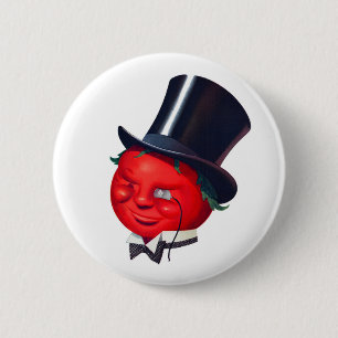 the classy tomato 2 inch round button