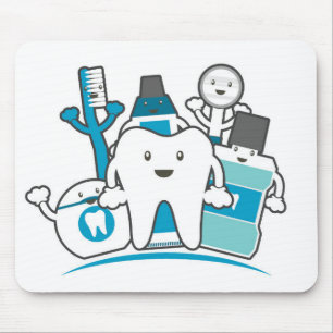 The Clean Teeth Gang Mouse Pad