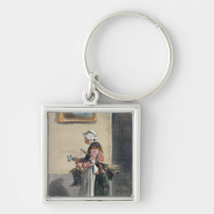 The Cleaning Lady, from 'Les Femmes de Paris' Keychain