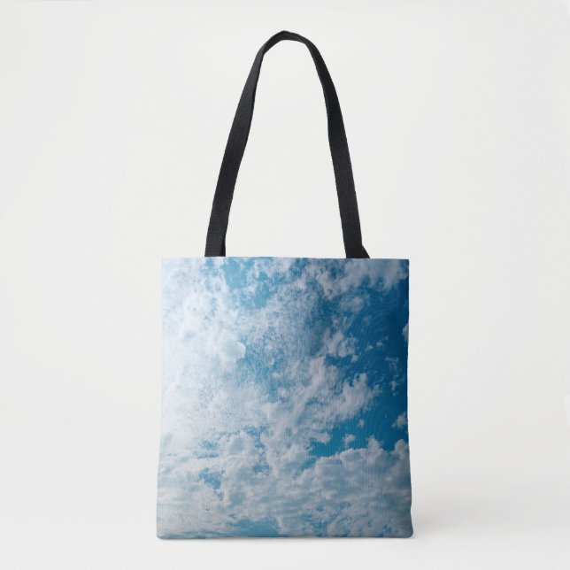 The clear sky during the day when the light passed tote bag (Front)