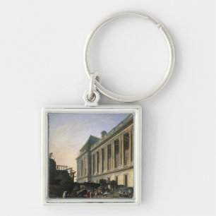 The Clearing of the Louvre colonnade, 1764 Keychain