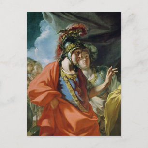 The Clemency of Alexander the Great Postcard