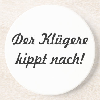 The clever is tilting! coaster