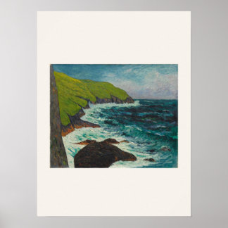 The Cliffs at Beg-ar-Fry by Maufra - Coastal Art Poster