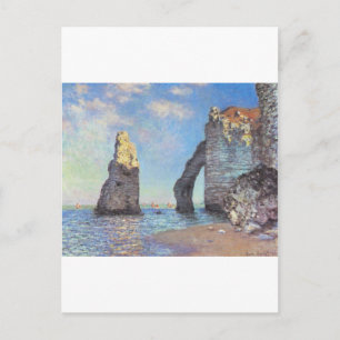 The Cliffs at Etretat - Claude Monet Postcard