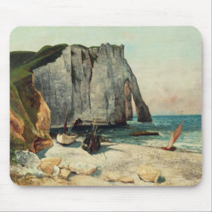 The Cliffs of Etretat, the Port of Avale Mouse Pad