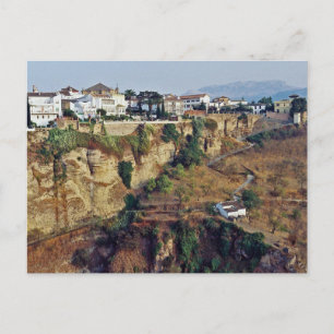 The Cliffs of Ronda, Spain Postcard