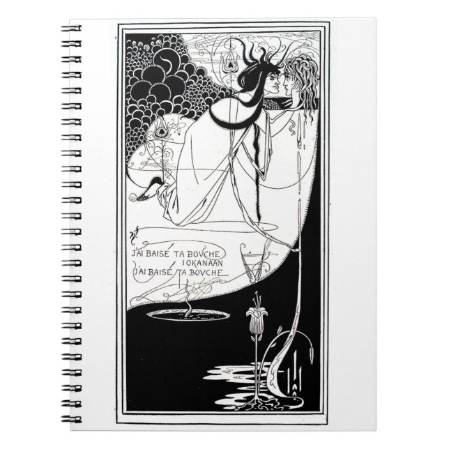 The Climax , by Aubrey Beardsley - HD Notebook (Front)