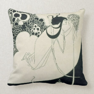 The Climax, illustration from 'Salome' by Oscar Wi Throw Pillow