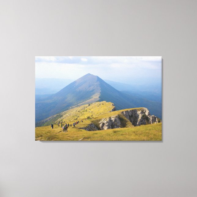 The Climb Canvas Print (Front)
