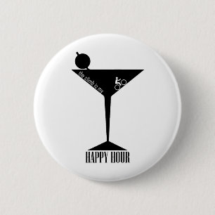 The Climb Is My Happy Hour 2 Inch Round Button