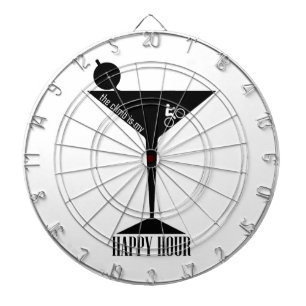 The Climb Is My Happy Hour Dartboard