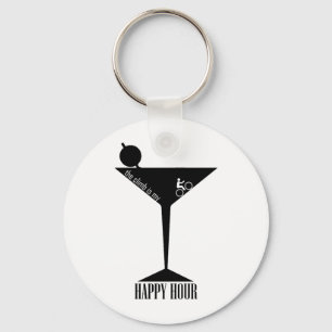 The Climb Is My Happy Hour Keychain