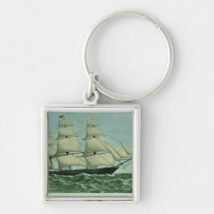 The Clipper ship 'Highflyer', 1111 tons Keychain