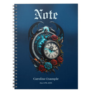 The Clock In the Mist of Infinity.  Notebook