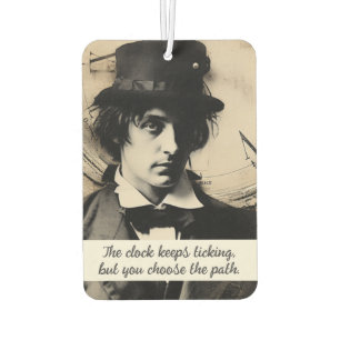 The clock keeps ticking, but you choose the path air freshener