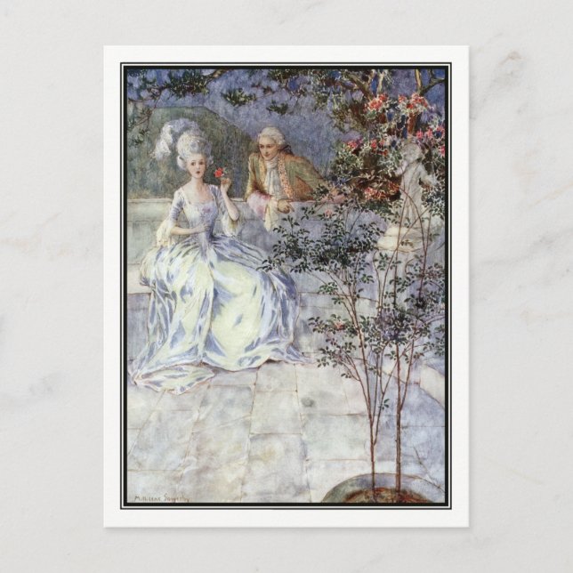 The Clock Strikes Midnight by Millicent Sowerby Postcard (Front)