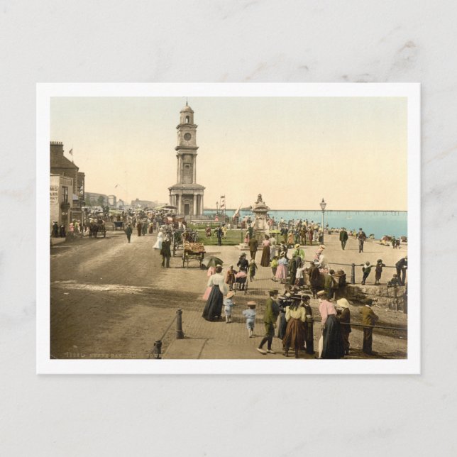 The Clock Tower, Herne Bay, Kent, England Postcard (Front)