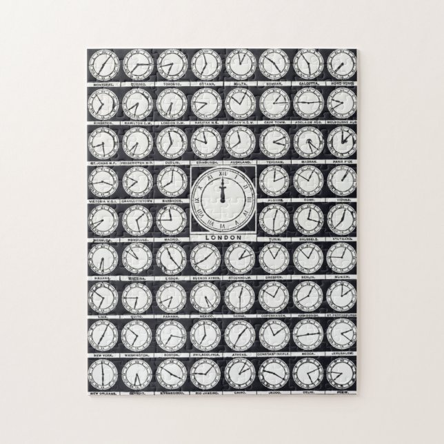 The Clocks of The World Jigsaw Puzzle (Vertical)