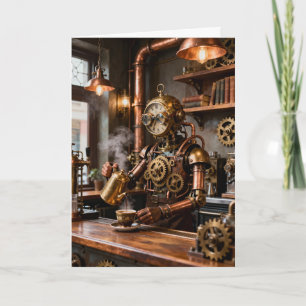 The Clockwork Barista Thank You Card