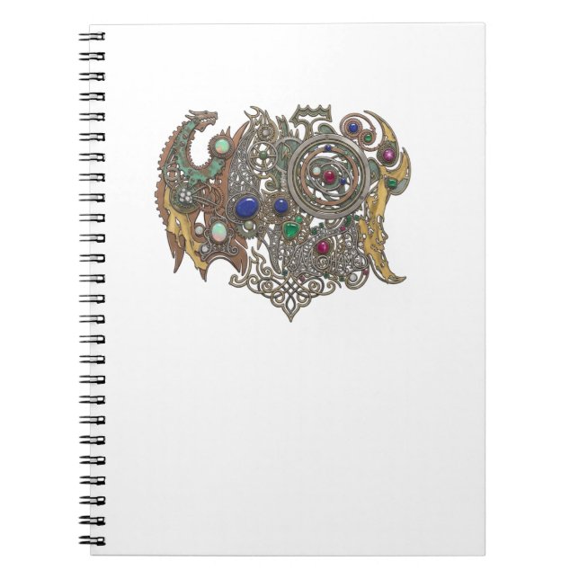 The Clockwork Monogram Notebook (Front)