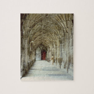The Cloisters of Gloucester Cathedral, 12th centur Jigsaw Puzzle