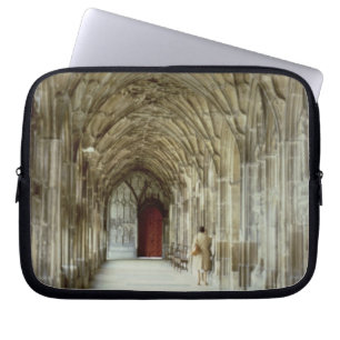 The Cloisters of Gloucester Cathedral, 12th centur Laptop Sleeve