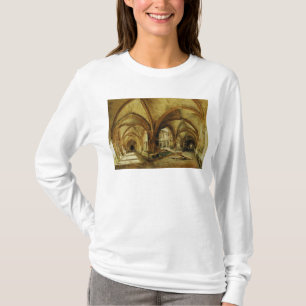 The Cloisters of St. Wandrille, c.1825-30 T-Shirt