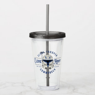 The Clone Wars   Clone Army Emblem Acrylic Tumbler