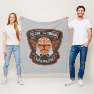 The Clone Wars   Clone Trooper Emblem Fleece Blanket