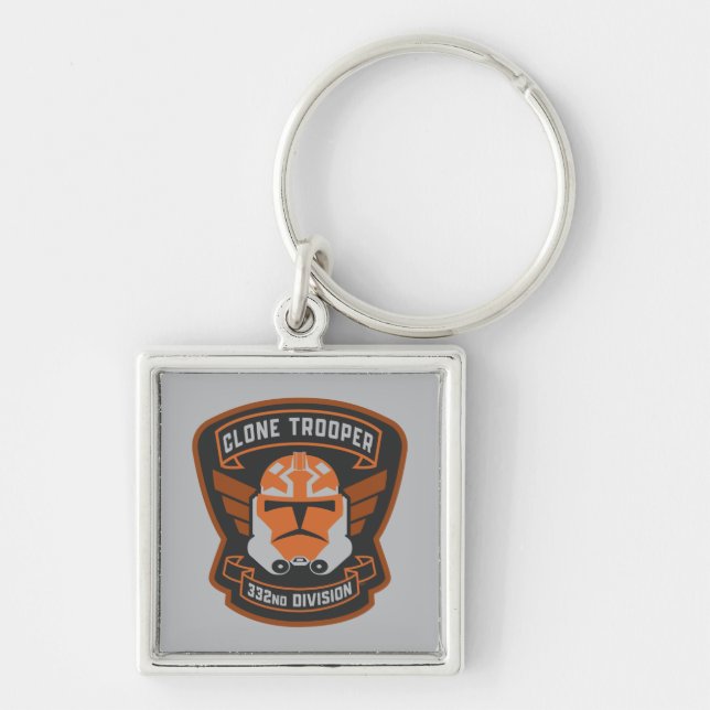 The Clone Wars | Clone Trooper Emblem Keychain (Front)