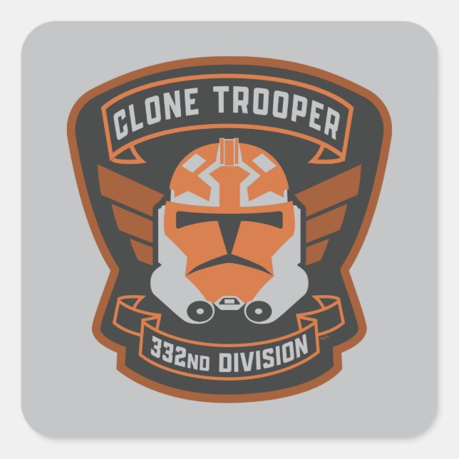 The Clone Wars | Clone Trooper Emblem Square Sticker (Front)