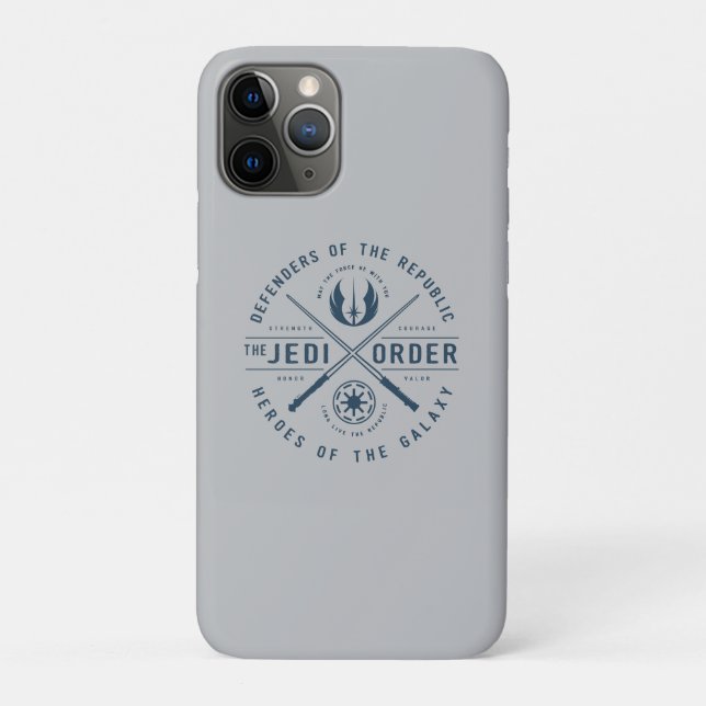 The Clone Wars | Jedi Sabres Emblem Case-Mate iPhone Case (Back)