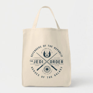 The Clone Wars   Jedi Sabres Emblem Tote Bag