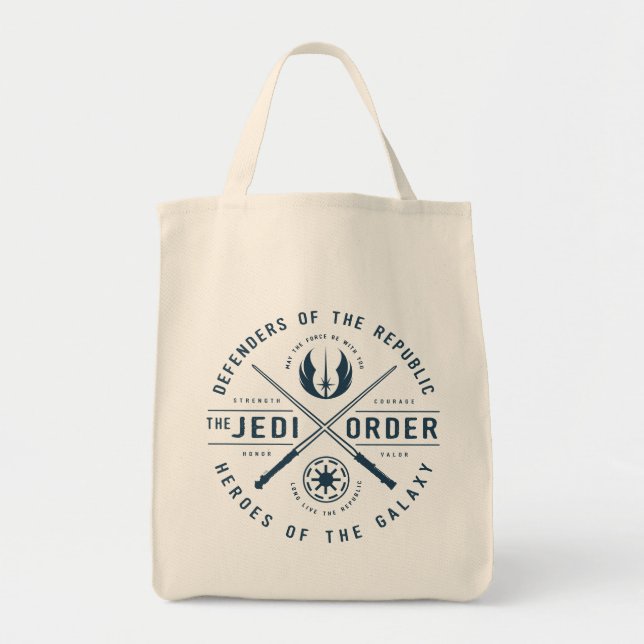 The Clone Wars | Jedi Sabres Emblem Tote Bag (Front)