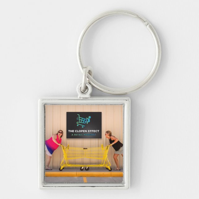 The Clopen Effect Keychain (Front)