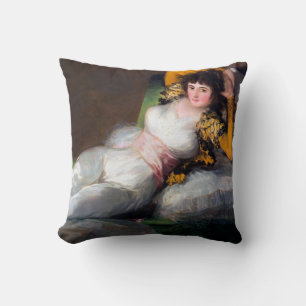 The Clothed Maja, Francisco Goya, 1798-1803 Throw Pillow