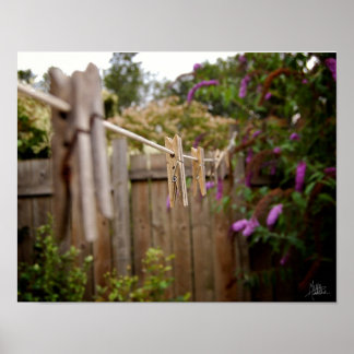 The Clothes Line [Art Print] Poster