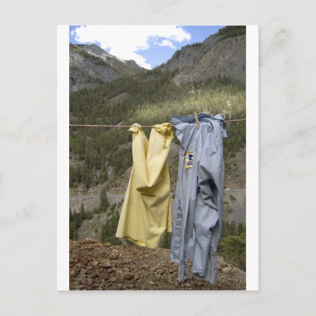 the clothesline postcard (Front)