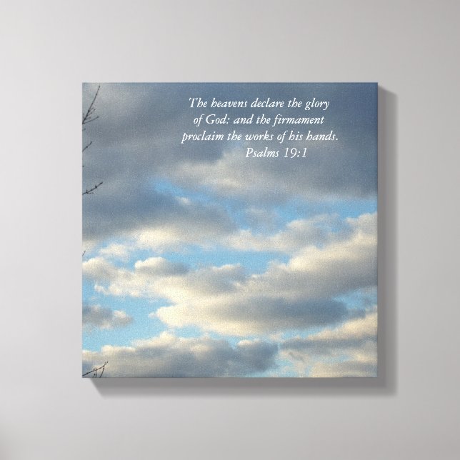 The Cloud Canvas Print (Front)