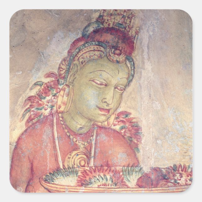 The Cloud Damsels, from the Rock Fortress, Square Sticker (Front)