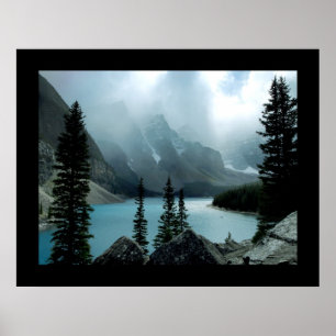 The Clouds Burst (Bordered) Poster