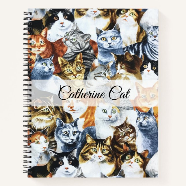 The Clowder of CATS Notebook (Front)