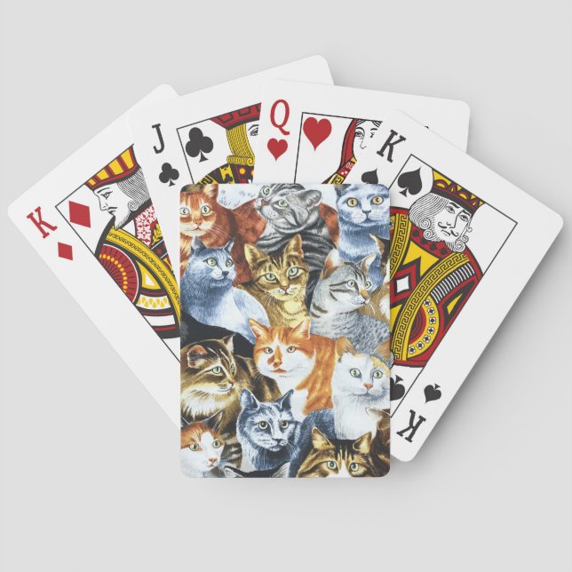 The Clowder of CATS Playing Cards (Back)