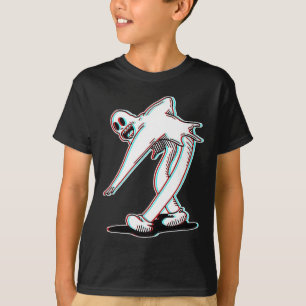 The Clown Ghost Glitch Dancing  T-Shirt